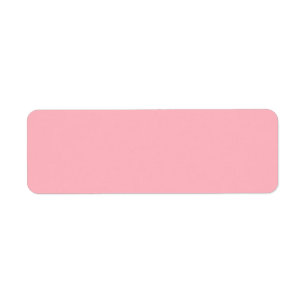 Soft Pink Return Address Label