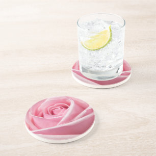 Soft Pink Rose Coaster