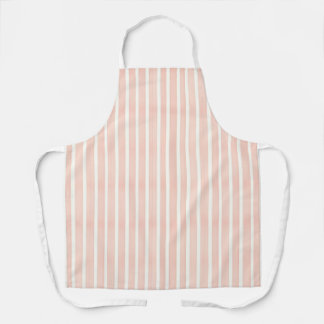 Soft Pink Stripes Apron