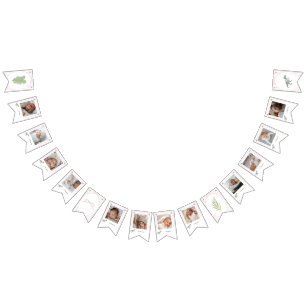 Soft Pink T Rex Tutu Girl Birthday Photo Banner