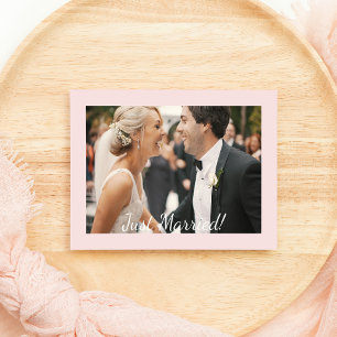 Soft Pink Tulips Just Married