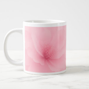 Soft Pink Watercolor Floral Large Coffee Mug