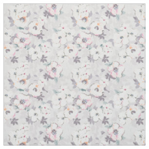 Soft Pink Watercolor Pattern Fabric