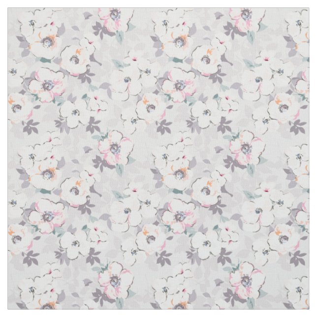 Soft Pink Watercolor Pattern Fabric (Swatch)