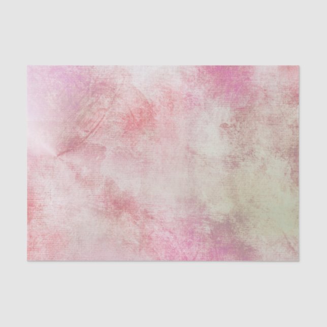 Soft Pinks and Tan Victorian Inspired Background Tissue Paper (Front)