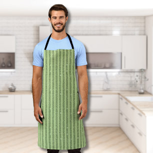 Soft Pistachio Glitter Style Minimal Pattern Apron