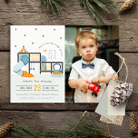Soft Play Centre Jungle Gym Kids Photo Birthday Invitation<br><div class="desc">Soft Play Centre Indoor Jungle Gym Kids Birthday Collection- it's an elegant illustration of soft play indoor centre, soft blue grey orange in colour. Perfect for your jungle gym birthdays & parties. It’s very easy to customise, with your personal details. If you need any other matching product or customisation, kindly...</div>
