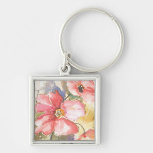 Soft Poppies I Key Ring