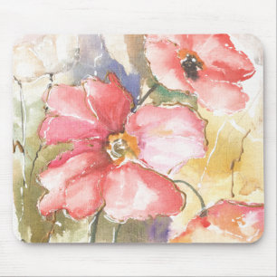 Soft Poppies I Mouse Mat