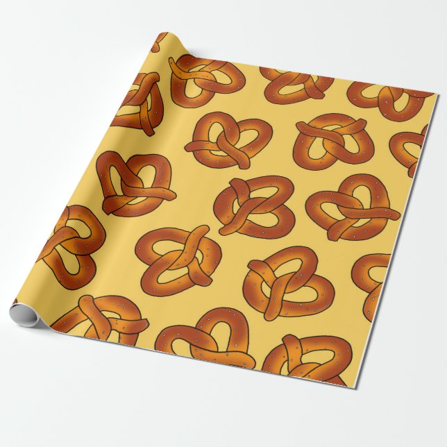 Soft pretzel gift wrap (Unrolled)