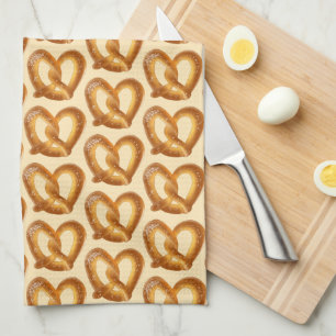 Soft Pretzel With Salt Tea Towel
