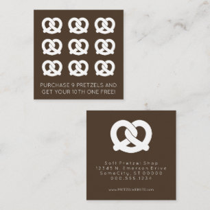 soft pretzels loyalty stamp colour customisable