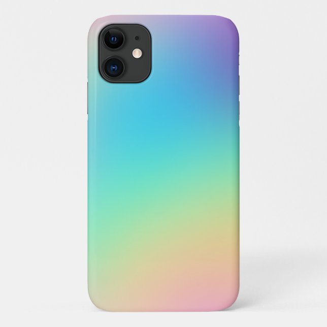 Soft Prismatic Rainbow Gradient Case-Mate iPhone Case (Back)
