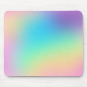Soft Prismatic Rainbow Gradient Mouse Mat