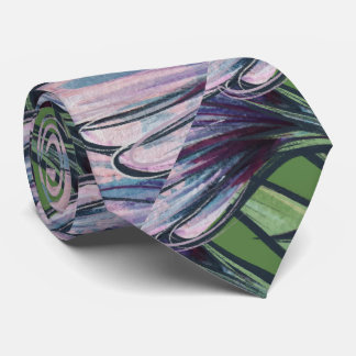 Soft purple flower tie