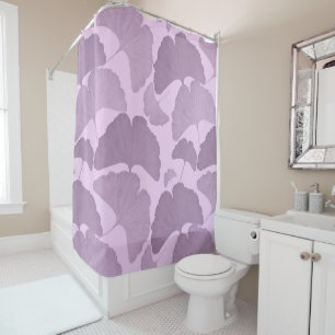 Soft Purple Ginkgo Botanical Dream 1 Shower Curtain