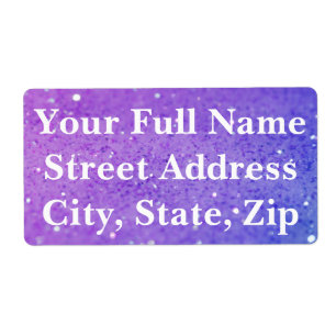 Soft Purple Glitter Sparkle