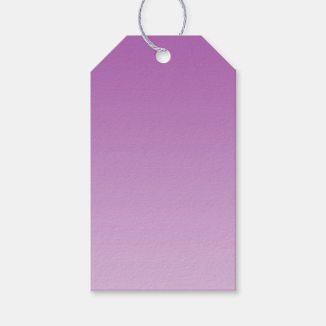 Soft Purple Ombre Gift Tags (Front)
