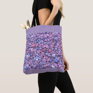 Soft Purple Pebbles Tote Bag