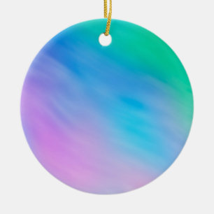 Soft Rainbow Colored Sky Ceramic Tree Decoration