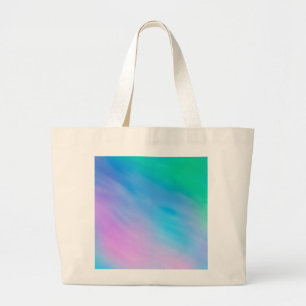Soft Rainbow Coloured Sky Large Tote Bag