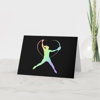 Soft Rainbow Softball Card