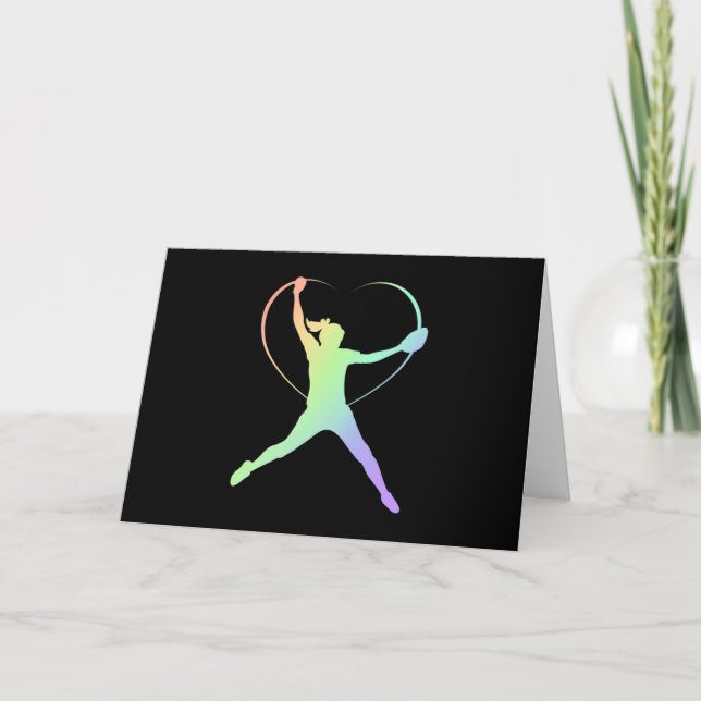 Soft Rainbow Softball Card (Front)