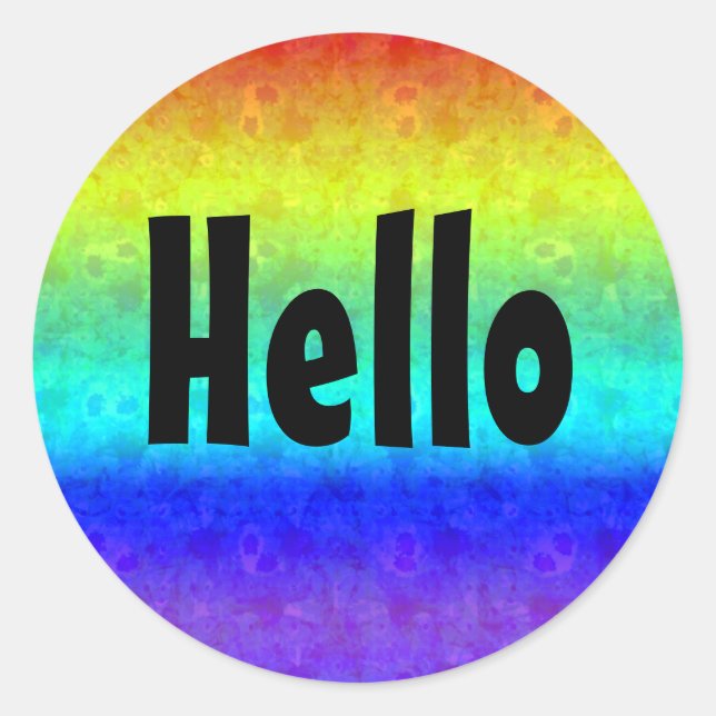 Soft Rainbow Stickers (Front)