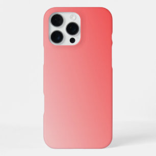 Soft Red Pink Gradient Background Minimal Abstract iPhone 16 Pro Max Case