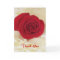 Soft Red Rose Thank You Cards