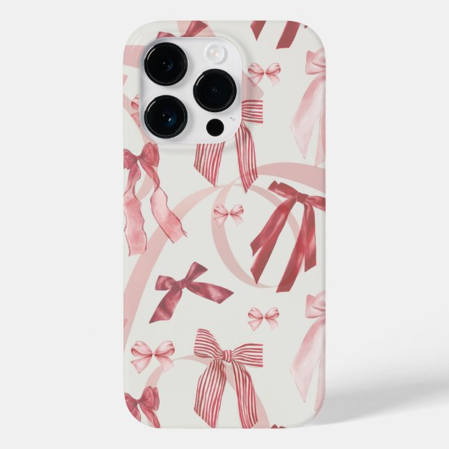 Soft Ribbon Phone Case | Minimal Aesthetic Case  (Back)