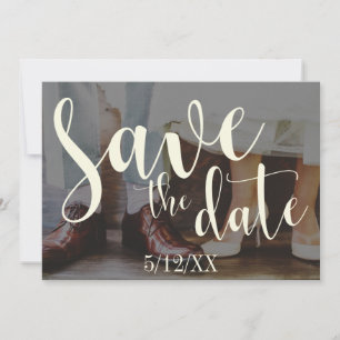 Soft Romantic Photo Typography 30 Save the Date 3
