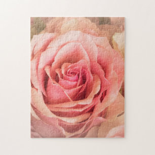 Soft Rose Blush Jigsaw Puzzle