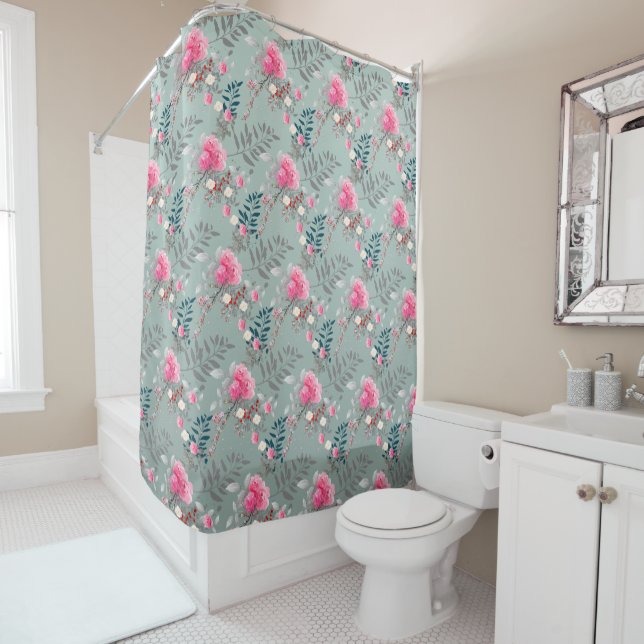 Soft rose shower curtain (In Situ)