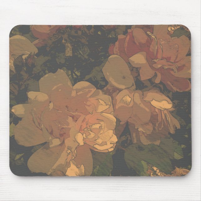 Soft Roses Mouse Mat (Front)