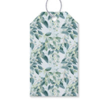 Soft Sage Green Eucalyptus Watercolour-style
