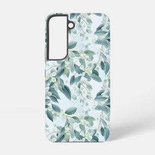 Soft Sage Green Eucalyptus Watercolour-style Samsung Galaxy Case