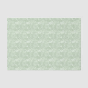 Soft Sage Green Floral Tissue Paper