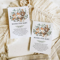 Soft Sage Green Woodland Animals Books for Baby
