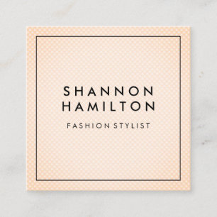 Soft Scale Pattern Square Business Card