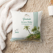 Soft Sea Aesthetic Modern Graduation Invitation