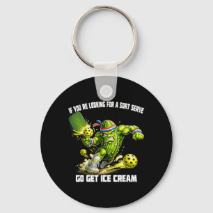 Soft Serve ckleball Playing ckle Ball Mens Key Ring