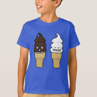 Soft Serve Ice Cream Cone wafer chocolate vanilla
