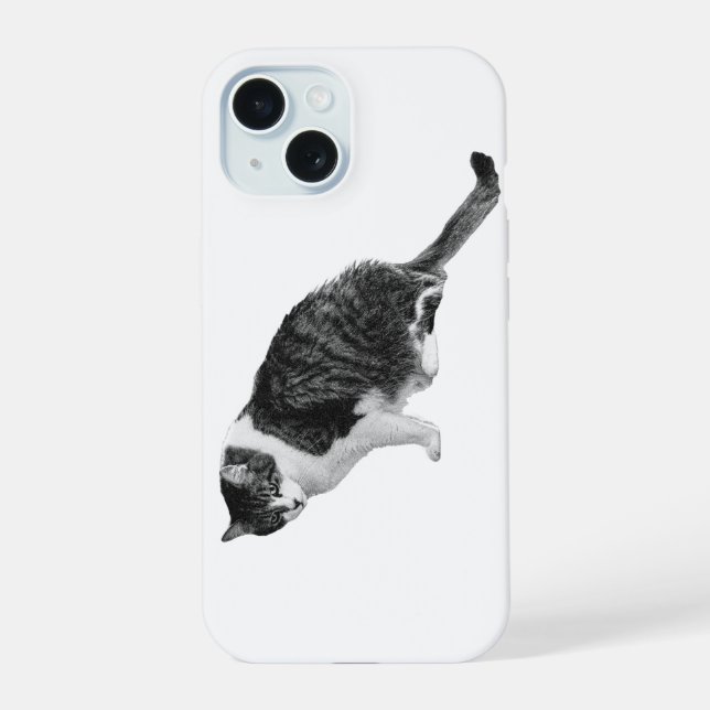 Soft Shaded Cat Case Protects With Subtle Characte (Back)
