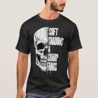 Soft Shadows & Sharp Fangs – Half Skull Grunge Des