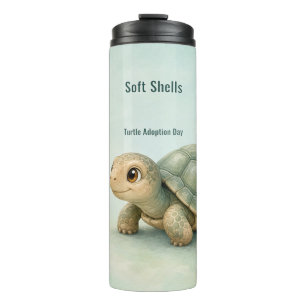 Soft Shells Turtle Adoption Day Thermal Tumbler