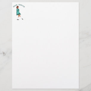 Soft Shoe Irish Dancer in Turquoise