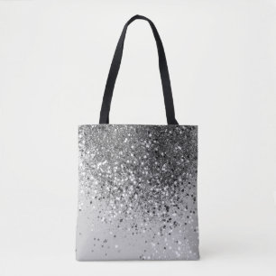 Soft Silver Gray Glitter #1 Tote Bag
