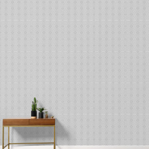 Soft Silver Grey Abstract Designer Wallpaper