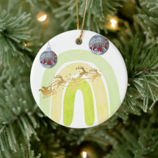Soft Simple Funny Cute Christmas Bell Ceramic Tree Decoration
